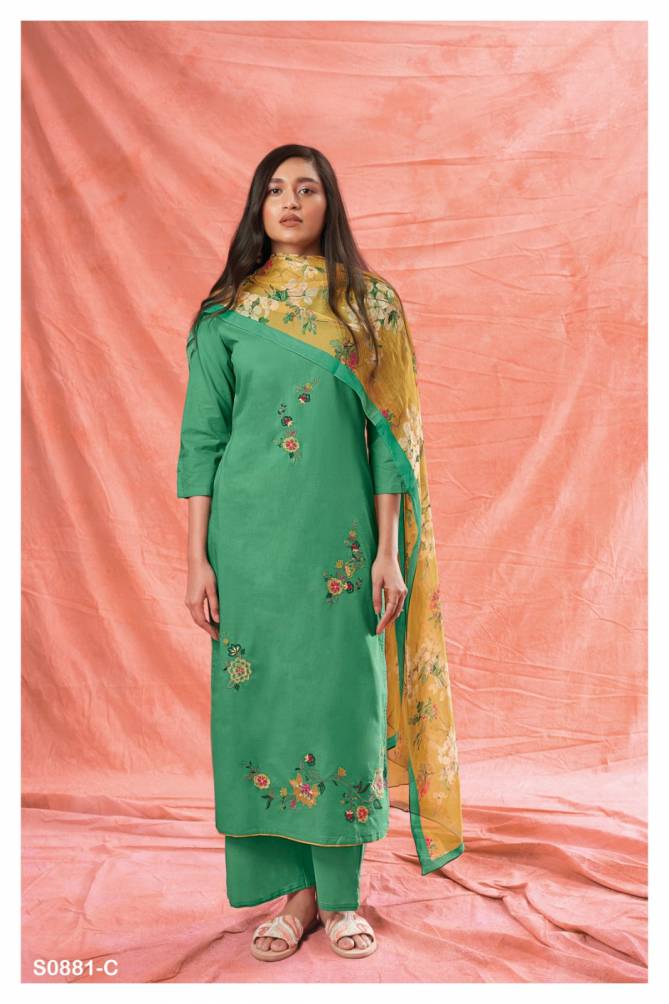 Ganga Madone S0881 Cotton Salwar Suits Catalog